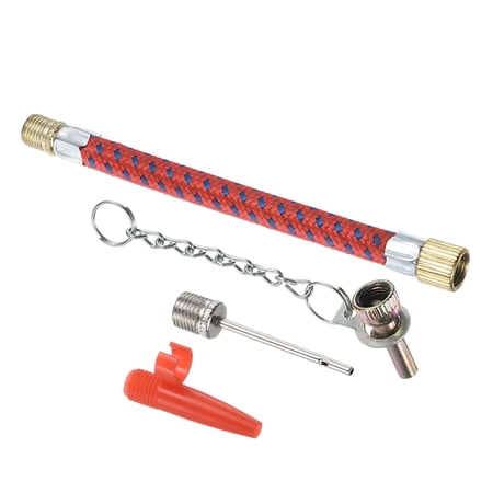 Uxcell Ball Pump Needle Inflator Pump Adapter Kit Inflation Needle Nozzle Hose Air Inflating Kit Pack of 5