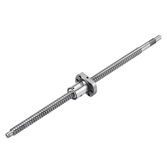 Uxcell BallScrew SFU1604 (Dia 12mm, 4mm, Length 350mm) with Ball Screw Nut Standard End Machining for BK/BF12 CNC Machine Parts