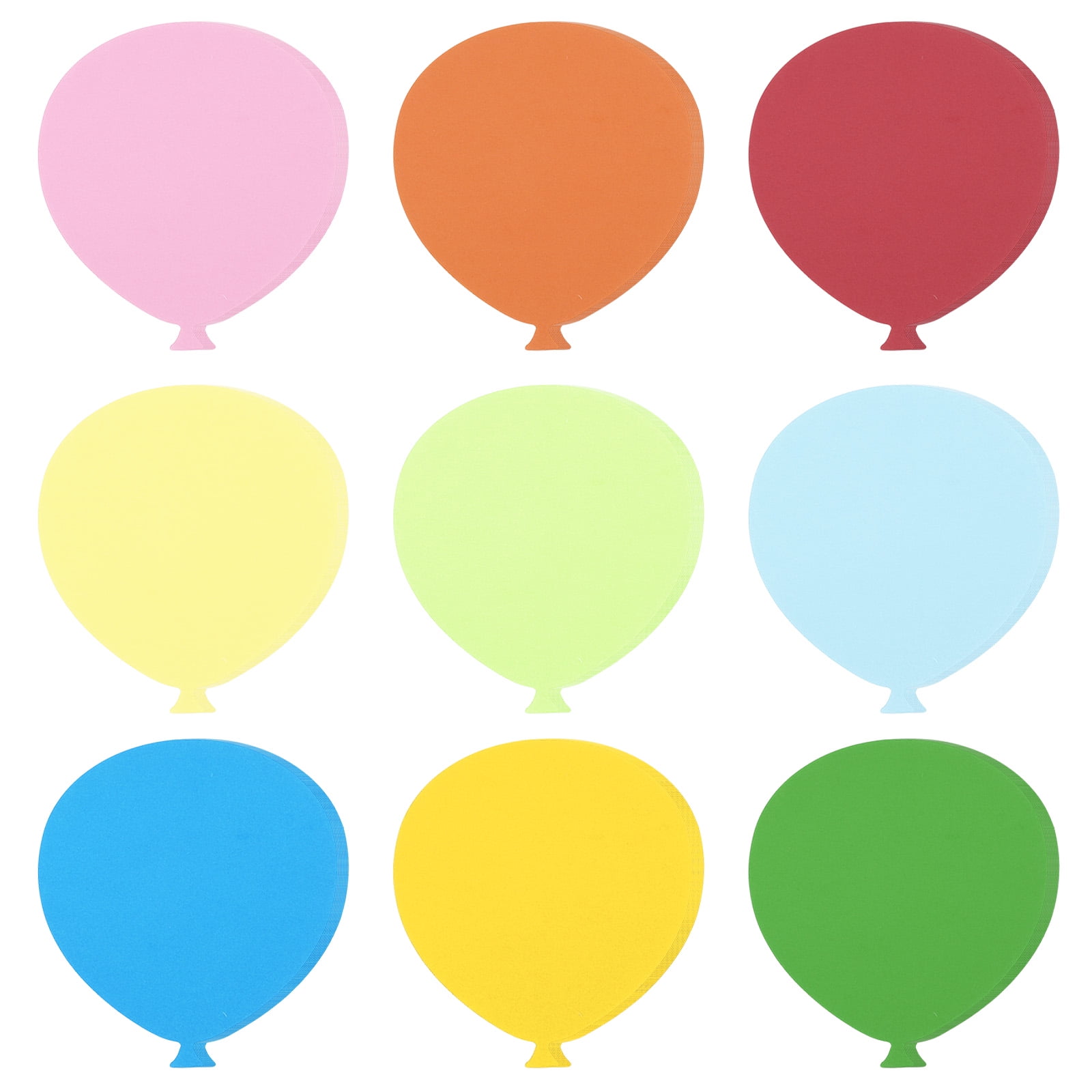 Uxcell Balloon Cutouts Paper Balloons, Colorful Balloon Cutout for ...