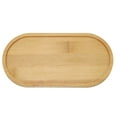 thumbnail image 1 of Uxcell Bamboo Coaster Natural Wooden Drink Coasters for DIY Handmade Material Base Mosaic Production Oval 6.5x3inch, 1 of 5