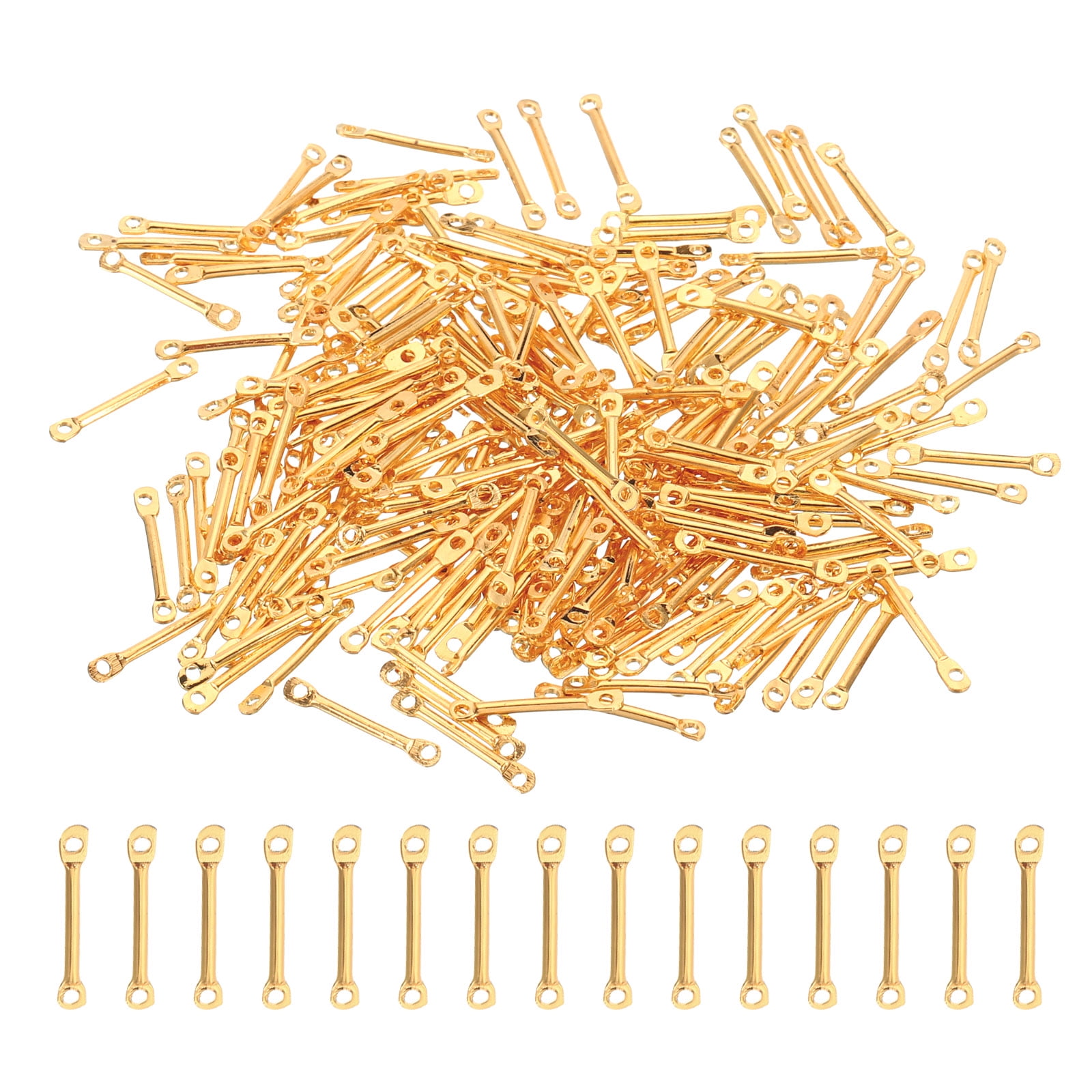 Uxcell Bar Links for Jewelry Making, 15mm/0.59" Stick Strip Earring