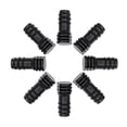 thumbnail image 1 of Uxcell Barb Drip Pipe End Closure Cap 16PE Hose Plug Connector Plastic Black 10 pcs, 1 of 4