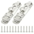 thumbnail image 1 of Uxcell Barrel Bolt Latch Vintage Slide Lock with Mounting Screws for Wooden Door Barn Fence Shed Window Silver 5 Inch, 1 of 7