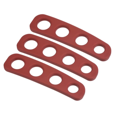 Uxcell Basketball Shooting Aid 3 Pack Finger Shoot Trainer Training Equipment Correct Shooting Posture Dark Red, L