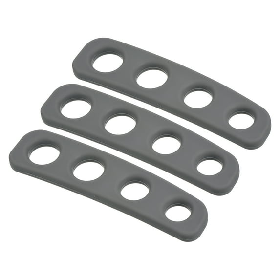 Uxcell Basketball Shooting Aid 3 Pack Finger Shoot Trainer Training Equipment Correct Shooting Posture Gray, M