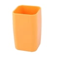 thumbnail image 1 of Uxcell Bathroom Plastic Toothbrush Toothpaste Holder Tooth Cleaning Cup Orange 300ml, 1 of 4