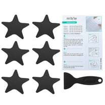Uxcell Bathtub Non Slip Stickers Safety Shower Floor Anti Slip Stickers with Adhesive Decals Scraper for Bath Tub Shower Floor Black