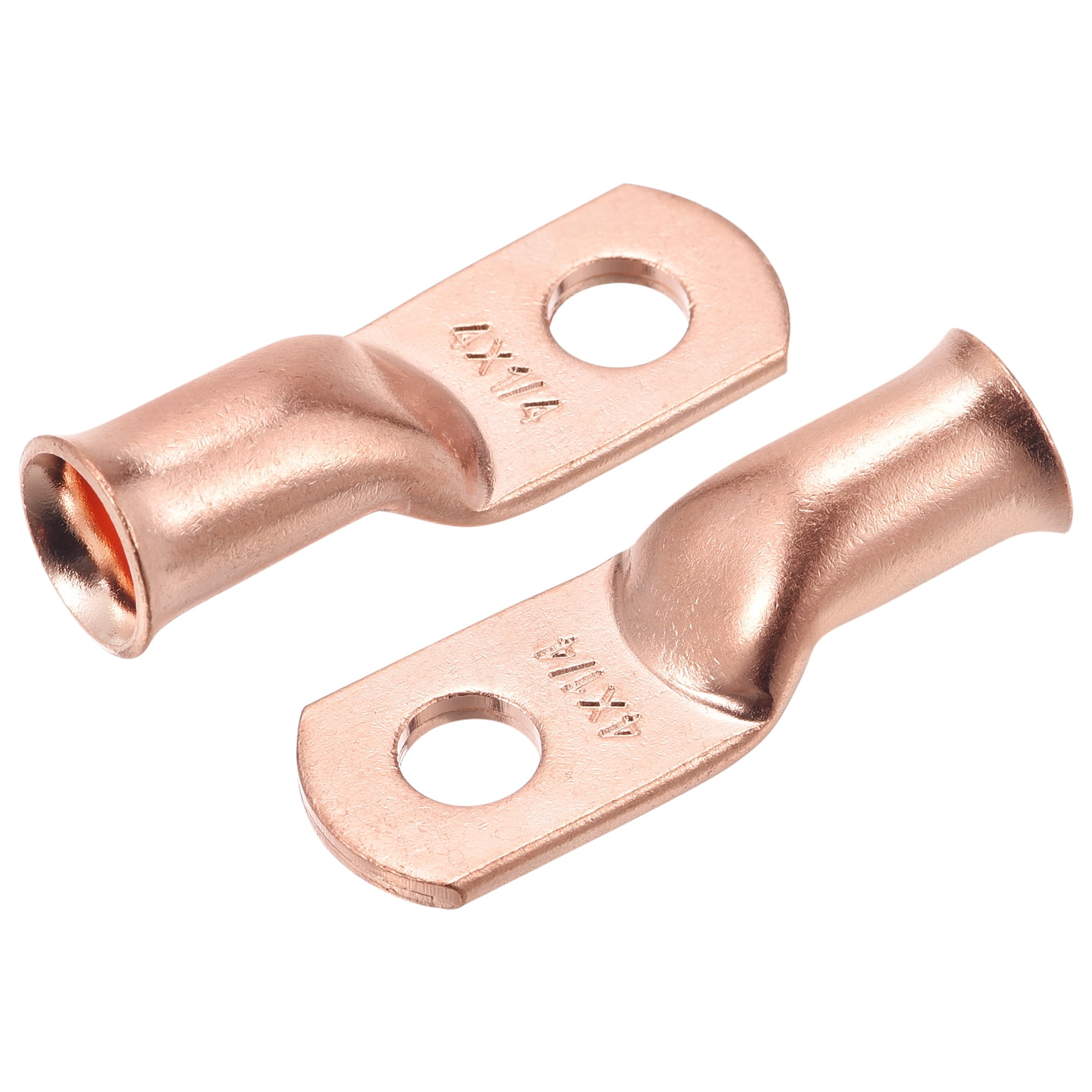 Uxcell 10PCS SC50-8 Copper Eyelets Tubular Lug Ring Terminal Connectors For Electrical Wiring