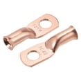 thumbnail image 1 of Uxcell Battery Cable Ends 0.27 Inch 8 AWG Ring Terminals Bare Copper Eyelet 10 Pcs, 1 of 5