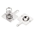 thumbnail image 1 of Uxcell Battery Spring Plate AA Battery Positive Negative Conversion Spring Contact Nickel Plate 13.5mmx11.5mm 10 Set, 1 of 5