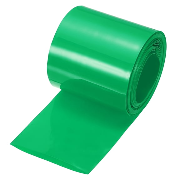 Uxcell Battery Wrap 66mm Flat 18 ft Heat Shrink Tube Wraps Green