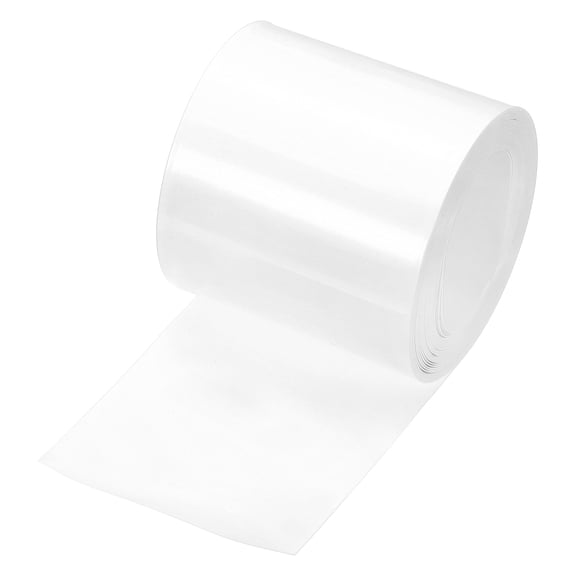 Uxcell Battery Wrap 66mm Flat 18 ft Heat Shrink Tube Wraps White
