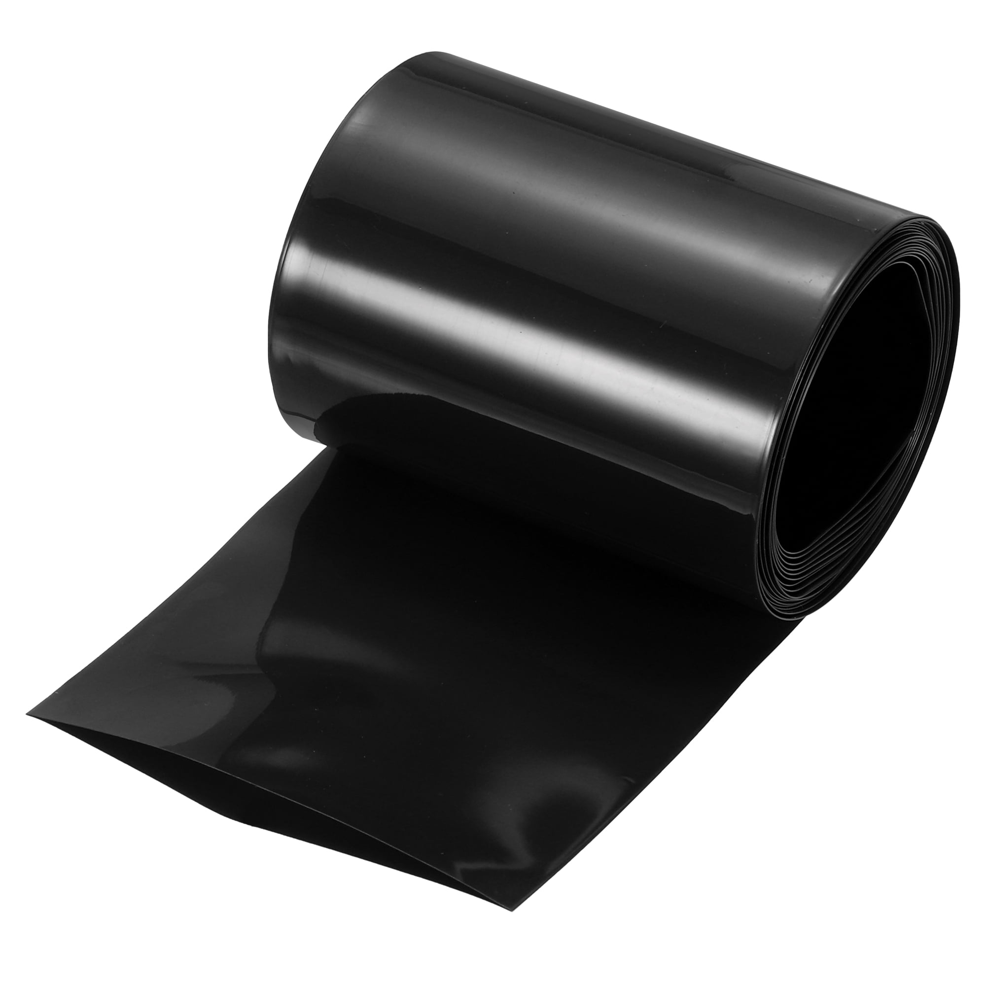 Uxcell Battery Wrap 70mm Flat 8ft Heat Shrink Tube Wraps Black ...