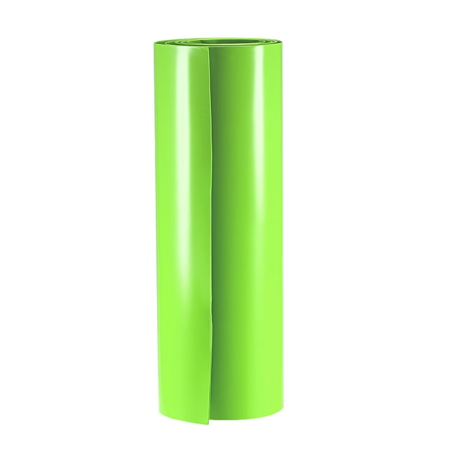 Uxcell Battery Wrap 9.45inch Width 1m PVC Heat Shrink Tube Wraps for Big Battery Pack Green
