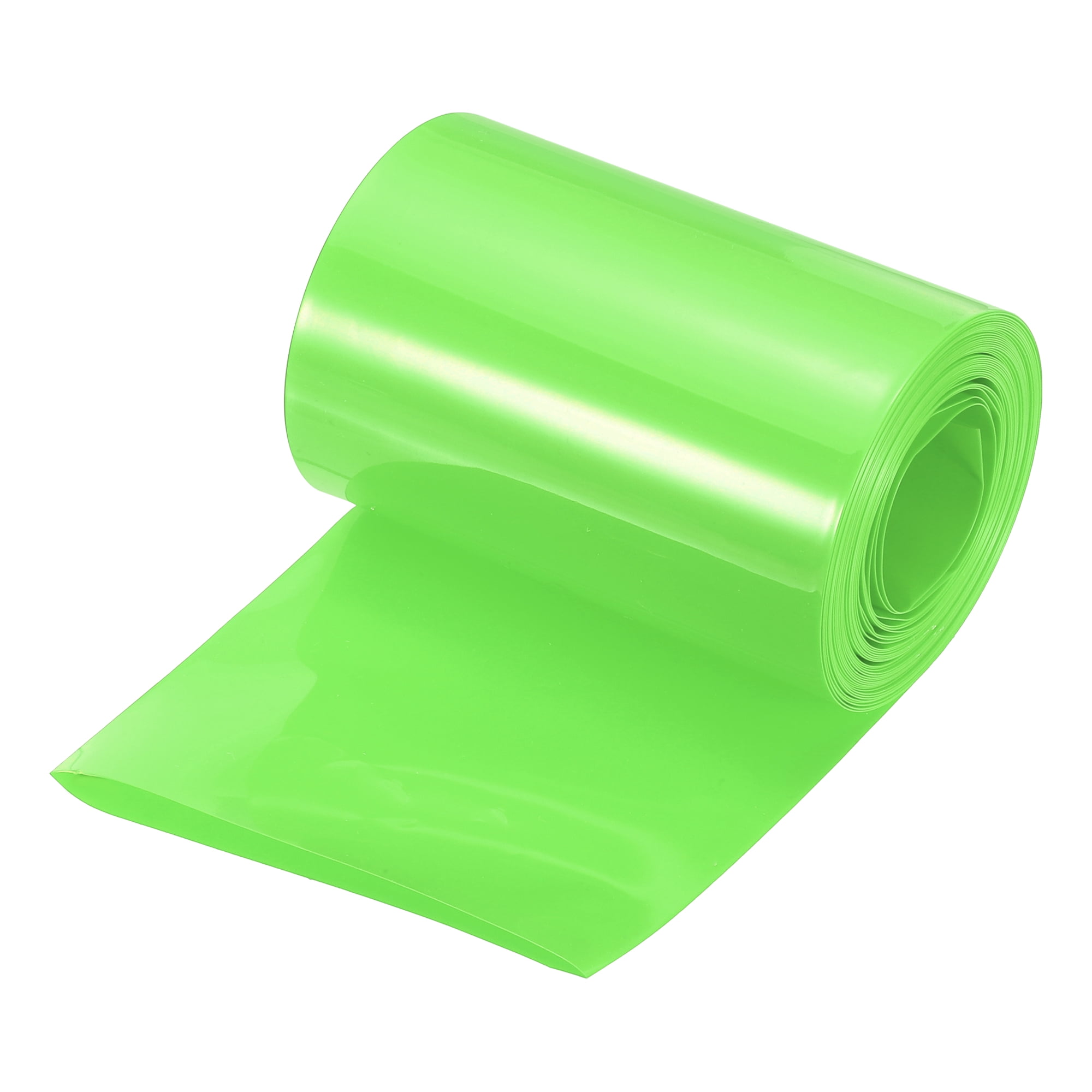 Uxcell Battery Wrap 95mm Flat 18ft Heat Shrink Tube Wraps Pale Green ...