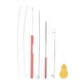 thumbnail image 1 of Uxcell Beading Needle Set Threading Tool with Threader, Bead Crochet Hook, Tipped Bead Reamer Beading, Beaded Steel Wire, 1 of 6
