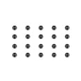 thumbnail image 1 of Uxcell Beads 2mm Stainless Steel 1mm Hole Dia Bead for DIY Crafts, Black 20 Pack, 1 of 6