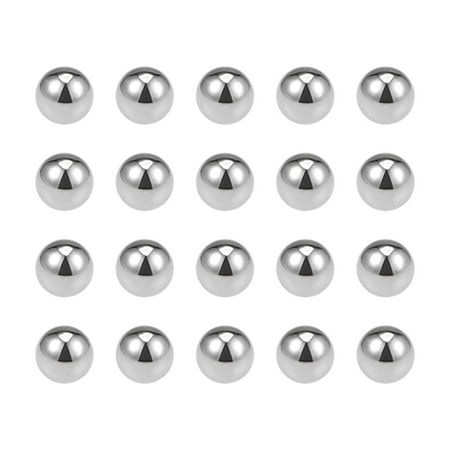 Uxcell Bearing Balls 1/8-inch Chrome Steel G10 Precision Ball 60-63 HRC 25 Pack