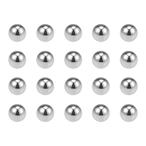 Uxcell Bearing Balls 7/64-inch Chrome Steel G10 Precision Ball 60-63 HRC 50 Pack