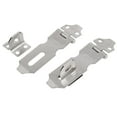 thumbnail image 1 of Uxcell Bedroom Gate Door Stainless Steel Latch Padlock Lock Hasp Staples 74mm Length 2pcs, 1 of 1