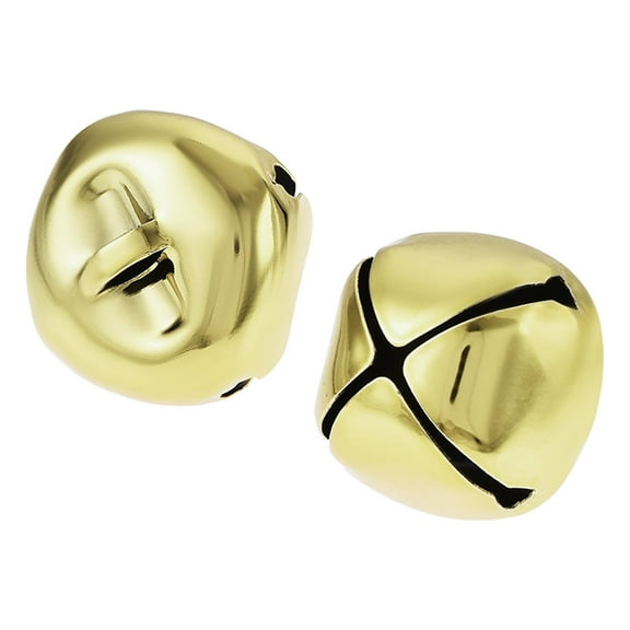 Uxcell Bells Craft Bells Bulk DIY Bells for Christmas Festival Decoration Party Home Silvery 50pcs Golden 0.79 Inch