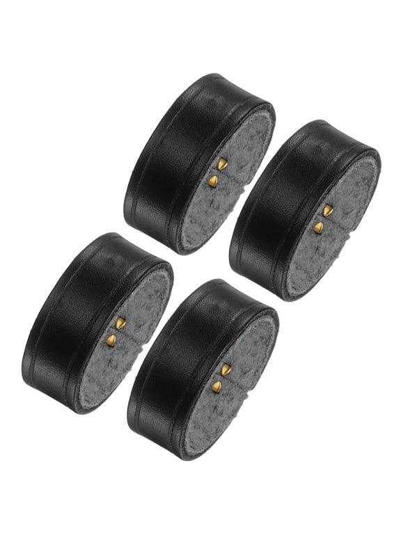 Belt Loop Keeper, Leather Belt Keepers Strap Holder Ring Loops Retainer Straps Replacement for 1.5" Wide & 4 Pcs & Black-Fitting for (Men Women/Daily Work Casual)