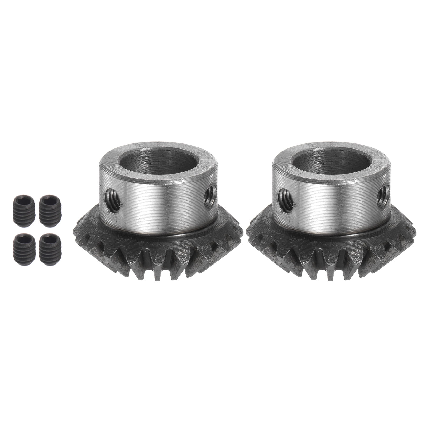 Uxcell Bevel Gears 1.5M 20 Teeth 15mm Shaft Hole Tapered Bevel Pinion Gear 2 Pack