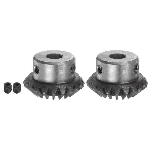 Uxcell Bevel Gears 1.5M 20 Teeth 8mm Shaft Hole Tapered Bevel Pinion Gear 2 Pack