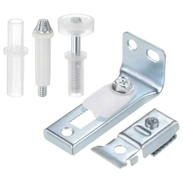 Uxcell BiFold Door Hardware Kit Include Top & Bottom Pivot, Bracket