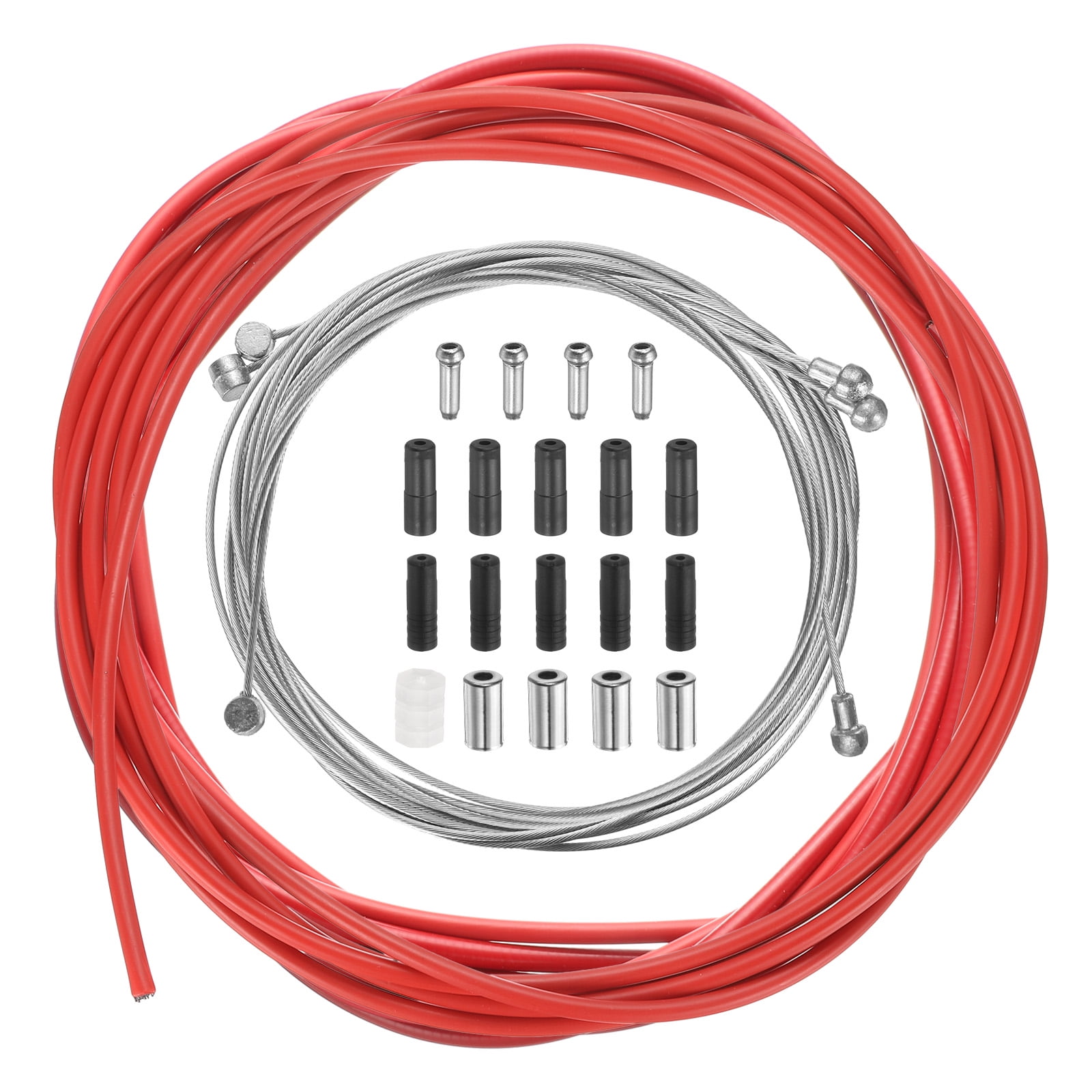 Weideer Stainless Steel Wire Cutter Bike Brake Cable Housing Shifter Cable Housing Universal Bike Cable Kit Bicycle Brake Cable Shift Cable With Bike Cable End Caps O-Rings - Foto 3