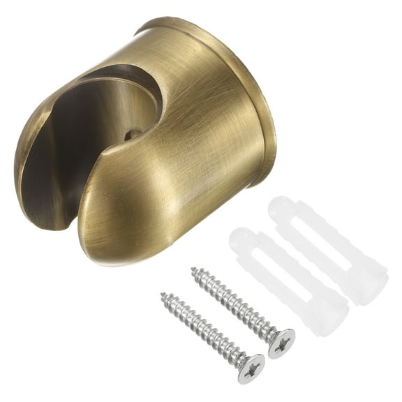 Uxcell Bidet Sprayer Holder, Handheld Jet Sprayer Bracket Bidet Attachment for Toilet, Zinc Alloy Shower Head Holder, Bronze