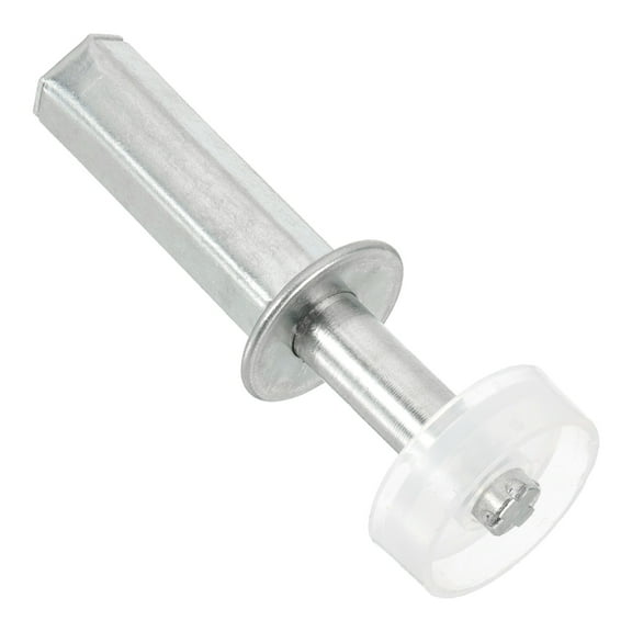 Uxcell Bifold Door Hardware, 0.9 Inch Bi-Fold Top Door Pivot Guide Cabinet Knobs Bifold Closet Door Hardware Repair Part Kit for Folding Closet Sliding Door, White