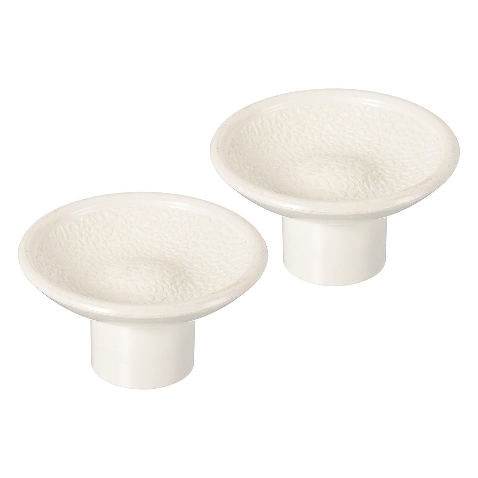 Uxcell Bifold Door Hardware, 1.8 Inch Bi-Fold Door Pull Knob Cabinet Knobs Bifold Closet Door Hardware Repair Part Kit for Folding Closet Sliding Door, White 2Pcs