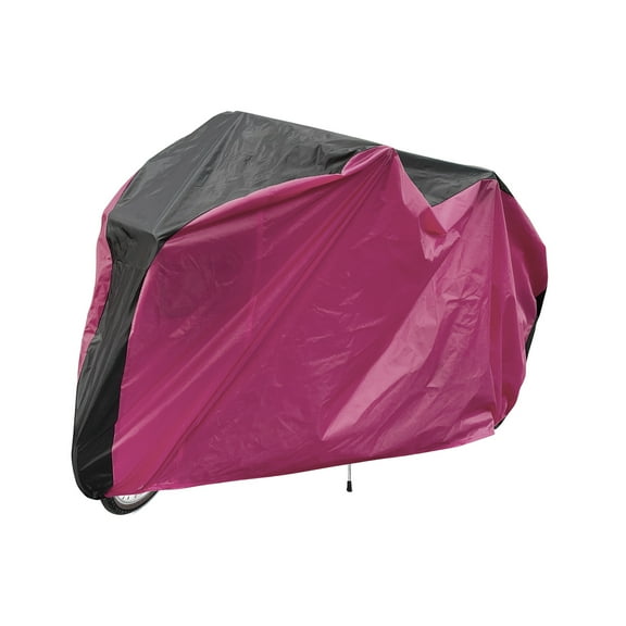 Uxcell Bike Cover Waterproof Outdoor 71" Polyester Anti Dust Rain Wind Snow Bicycle Covers with Lock Holes, Black Pink