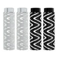 thumbnail image 1 of Uxcell 4 Pack Aluminum Alloy Bike Pegs Anti-Skid Fit 3/8 inch with Ripple Silver Black, 1 of 7