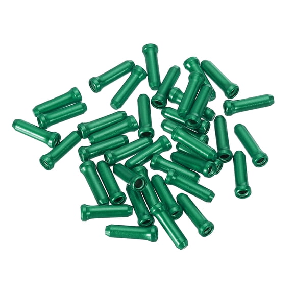 Uxcell Bike Spoke Nipple 0.5" x 0.2", 40 Pack Alloy Mountain Bicycle Spoke Cap, Green 40 Pack