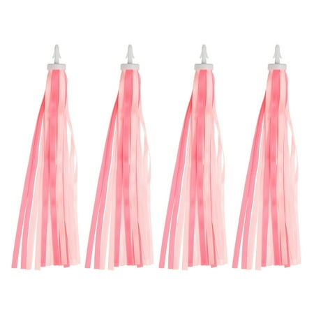 Uxcell Bike Streamers 4 Pack Bike Tassels Scooter Handlebar Streamers Pink price history and forecast - Uxcell