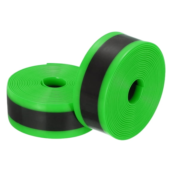 Uxcell Bike Tire Liner, Bike Tube Protectors Anti Puncture TPU Flat Tire Liner 2Pcs & 23x2300x1mm & Green & Fits 700C Road Bike - Fit for (Mountain/City/Road/Gravel/Touring Bicycles)