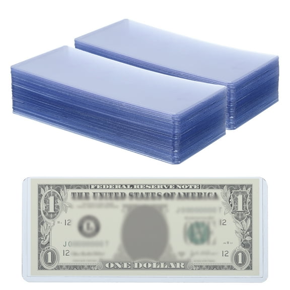 Uxcell Bill Money Holders, 60Pcs Top-Insert Currency Holder