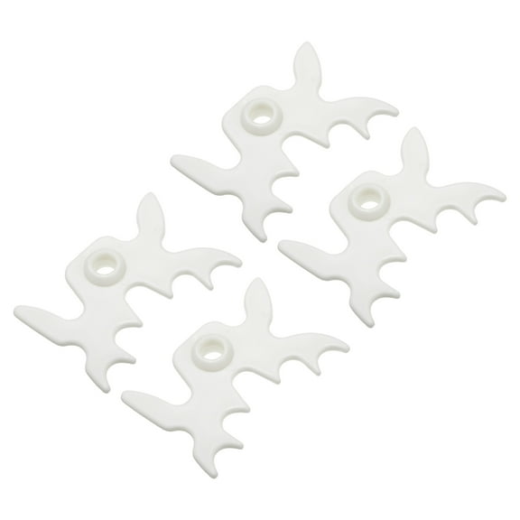 Uxcell Billiard Bridge Head Pool Billiard Cue Stick Bridge Plug In Billiard Accessories White 4 Pack