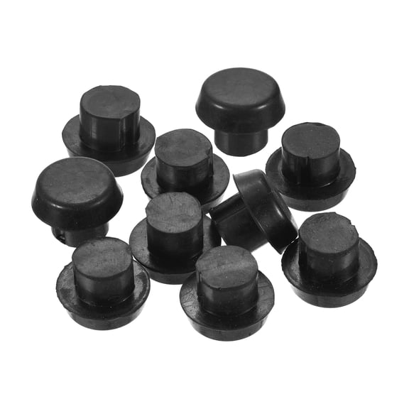 Uxcell Billiard Cue Bottom Cover Billiard Cue Rubber Plug Cue Bottom Protection Pad 10 Pack