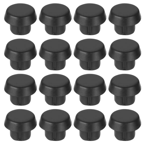 Uxcell Billiard Cue Bottom Cover Billiard Cue Rubber Plug Cue Bottom Protection Pad 12 Pack