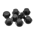 thumbnail image 1 of Uxcell Billiard Cue Bottom Cover Billiard Cue Rubber Plug Cue Bottom Protection Pad 8 Pack, 1 of 5