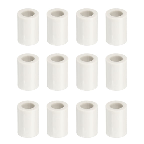 Uxcell Billiard Cue Ferrules, Pool Cue Ferrules Snooker Pool Stick Tip Replacement Accessories & 12Pcs & 13mm &White - Fitting for (Billiard Stick/ Pool Hall )