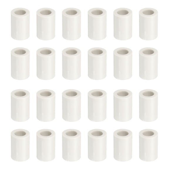 Uxcell Billiard Cue Ferrules, Pool Cue Ferrules Snooker Pool Stick Tip Replacement Accessories & 24Pcs & 13mm &White - Fitting for (Billiards Stick/ Pool Hall )