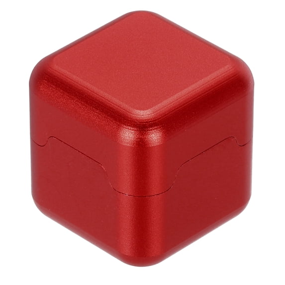 Uxcell Billiard Magnetic Chalk Holder Aluminum Pool Chalk Holder Billiards Cue Chalk Tip Case Red
