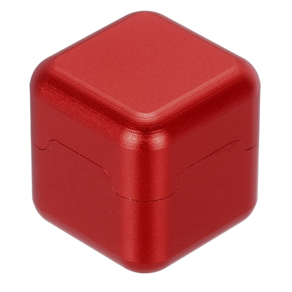 Uxcell Billiard Magnetic Chalk Holder Aluminum Pool Chalk Holder Billiards Cue Chalk Tip Case Red