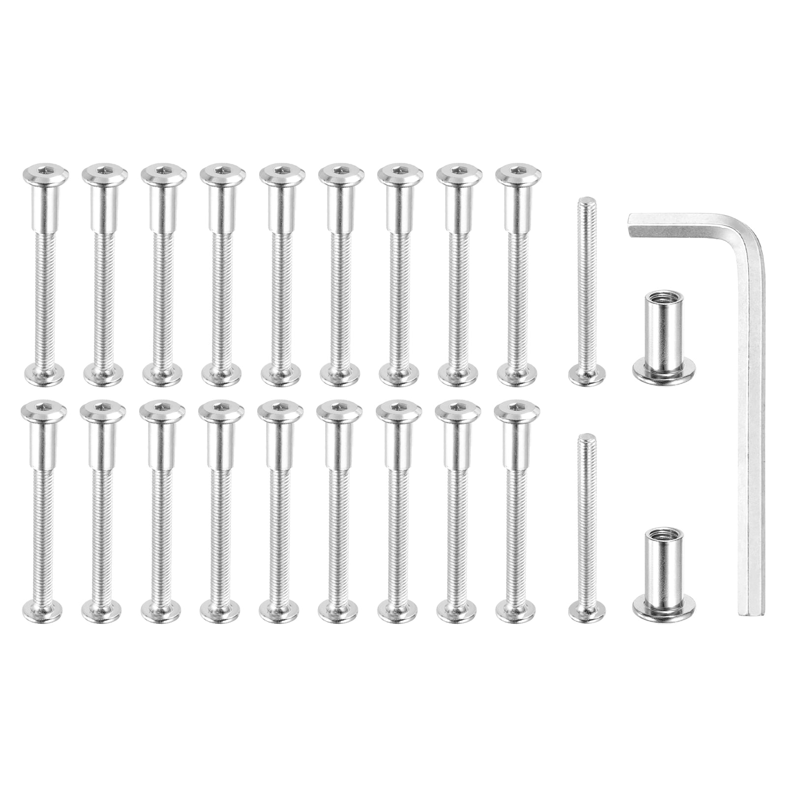 Uxcell Binding Screw Posts Fit for 5/16"(8mm) Hole Dia M6 x 60mm Carbon ...
