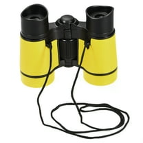 Uxcell Binoculars 4X30 Compact Foldable Shock Proof Binoculars with Neck Strap Yellow