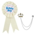 thumbnail image 1 of Uxcell Birthday Pin & Crown Hanging Chain Pins, Dark Green&Golden Green Diamond, 1 of 7